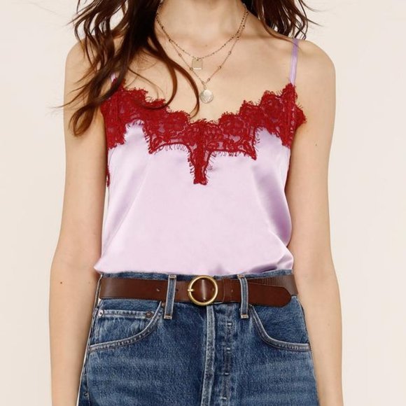 Heartloom Andra Lace Camisole Tank Lavender - Picture 2 of 3